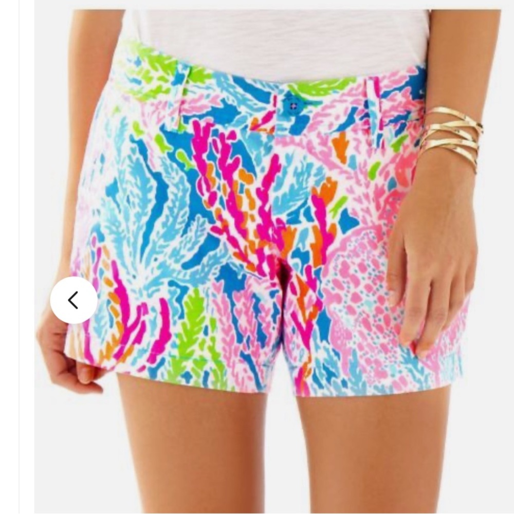 LILLY PULITZER CALLAHAN SHORTS LETS CHA CHA SIZE 4